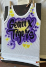 Custom Airbrush Game Day Tank Top Football Tank Top